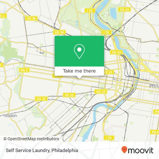 Self Service Laundry map