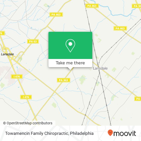 Towamencin Family Chiropractic map