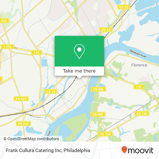 Frank Cullura Catering Inc map