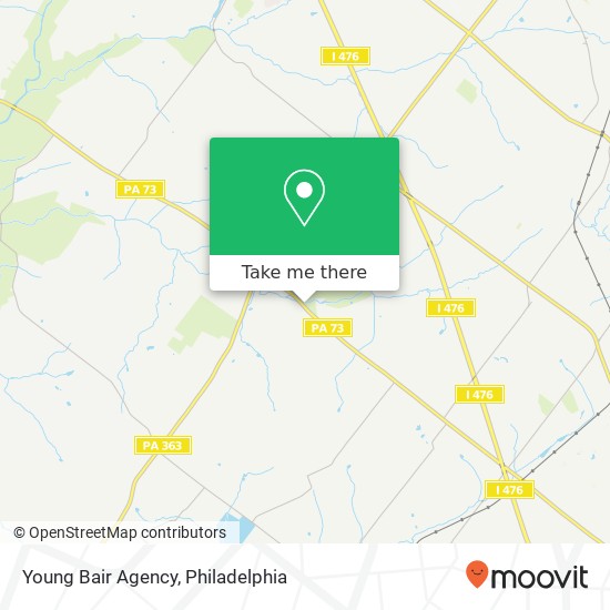 Young Bair Agency map