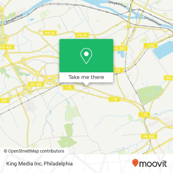 King Media Inc map