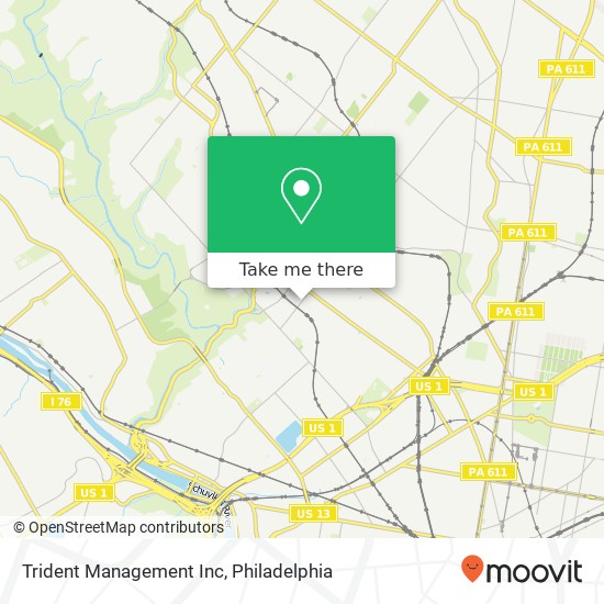 Trident Management Inc map