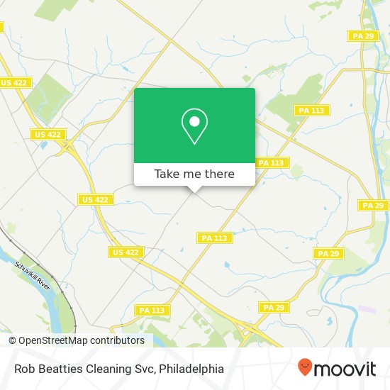 Rob Beatties Cleaning Svc map