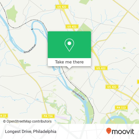 Longest Drive map