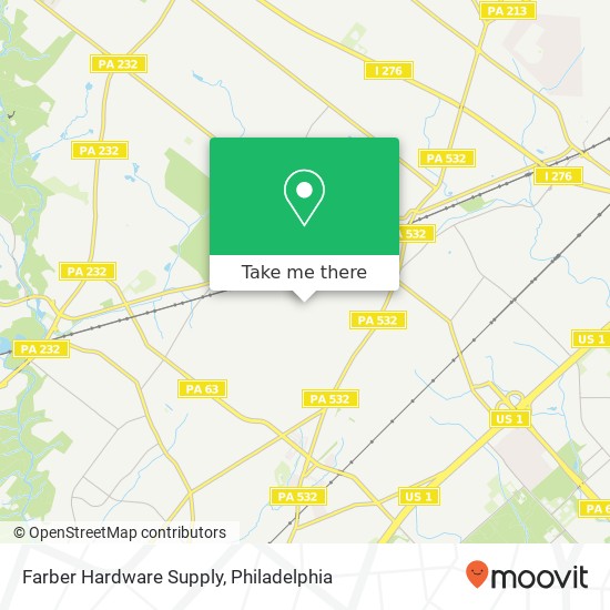 Farber Hardware Supply map