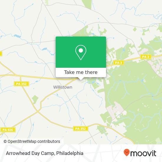 Arrowhead Day Camp map