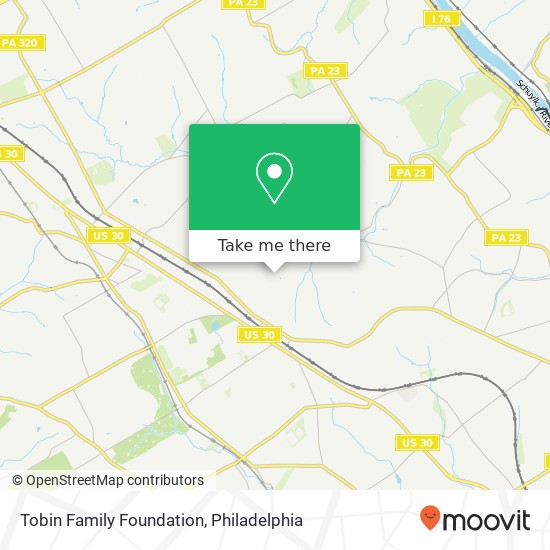 Tobin Family Foundation map