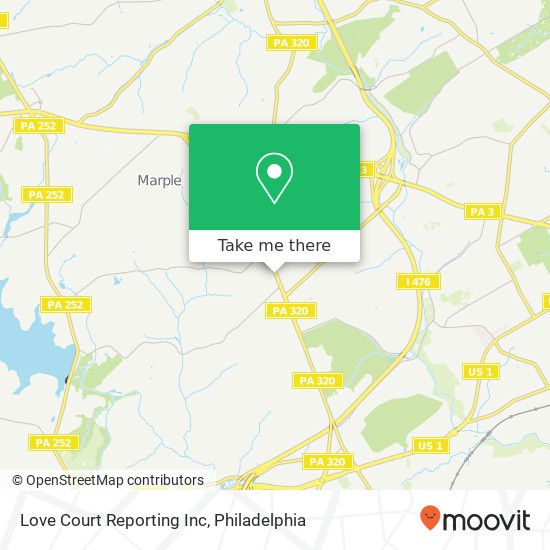 Mapa de Love Court Reporting Inc