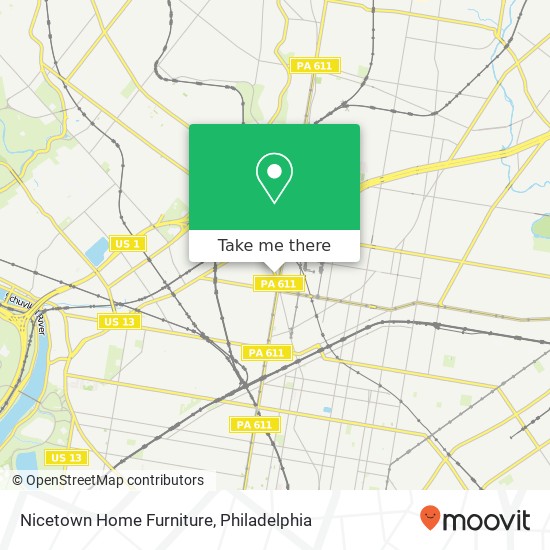 Nicetown Home Furniture map