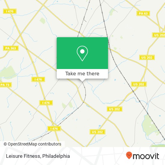 Leisure Fitness map