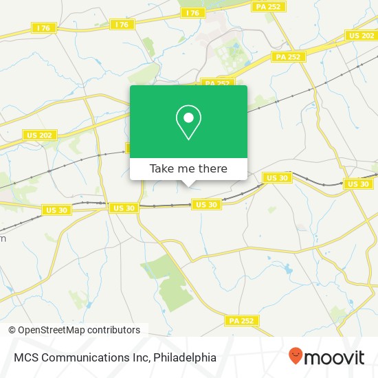 MCS Communications Inc map