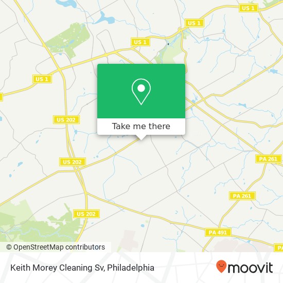 Mapa de Keith Morey Cleaning Sv