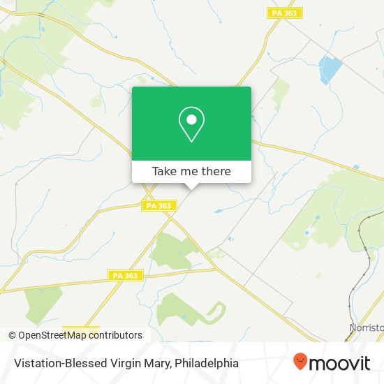Vistation-Blessed Virgin Mary map