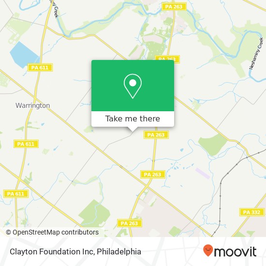 Mapa de Clayton Foundation Inc