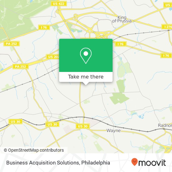 Business Acquisition Solutions map