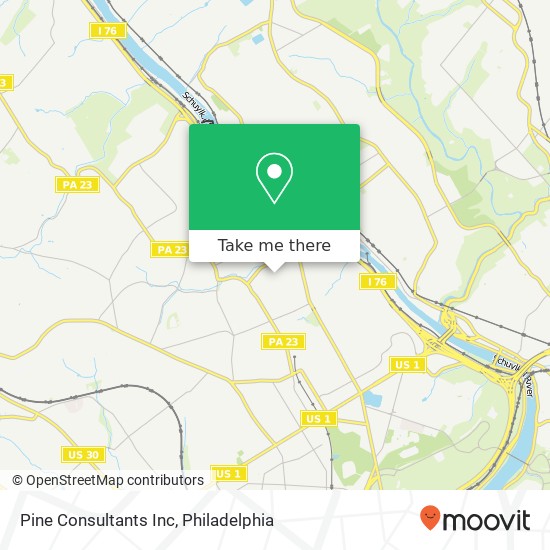 Pine Consultants Inc map