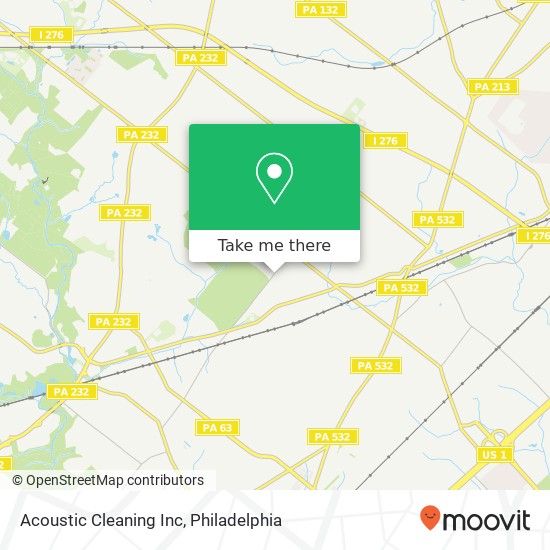 Acoustic Cleaning Inc map