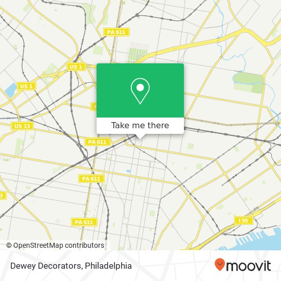 Dewey Decorators map