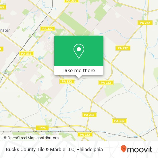 Bucks County Tile & Marble LLC map
