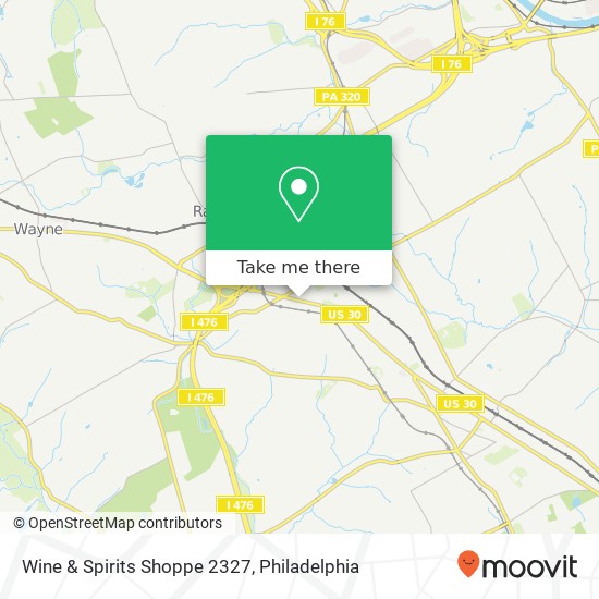 Mapa de Wine & Spirits Shoppe 2327