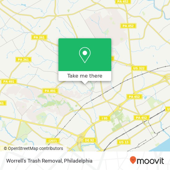 Mapa de Worrell's Trash Removal