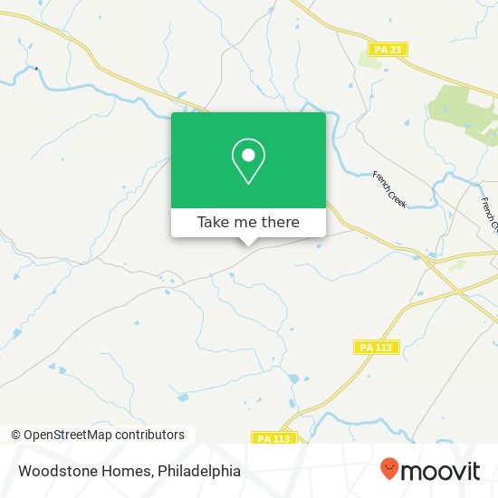 Mapa de Woodstone Homes