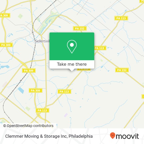 Mapa de Clemmer Moving & Storage Inc