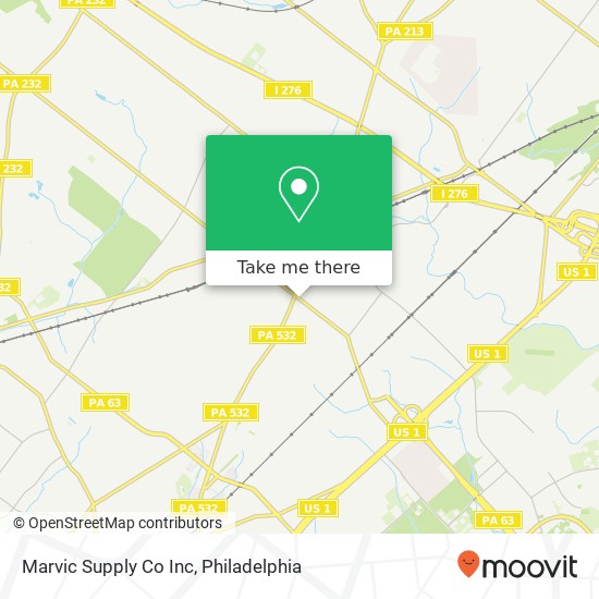 Marvic Supply Co Inc map