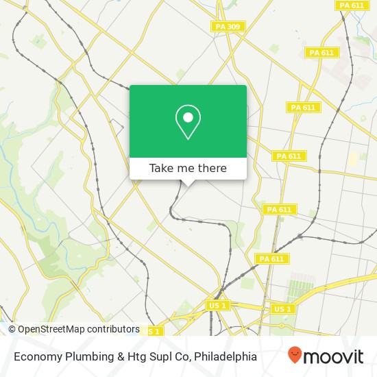 Economy Plumbing & Htg Supl Co map