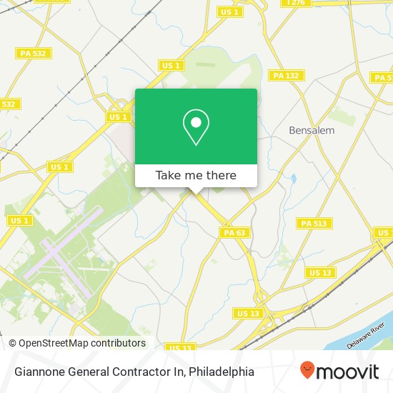 Giannone General Contractor In map