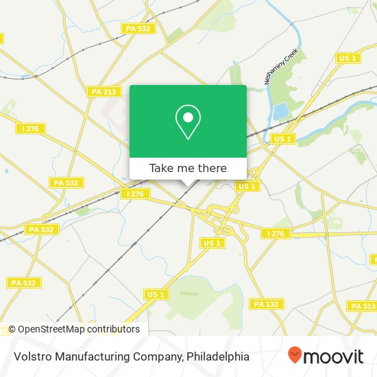Volstro Manufacturing Company map