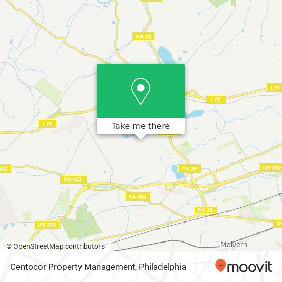 Centocor Property Management map