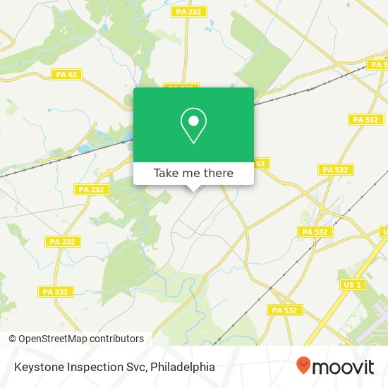 Keystone Inspection Svc map