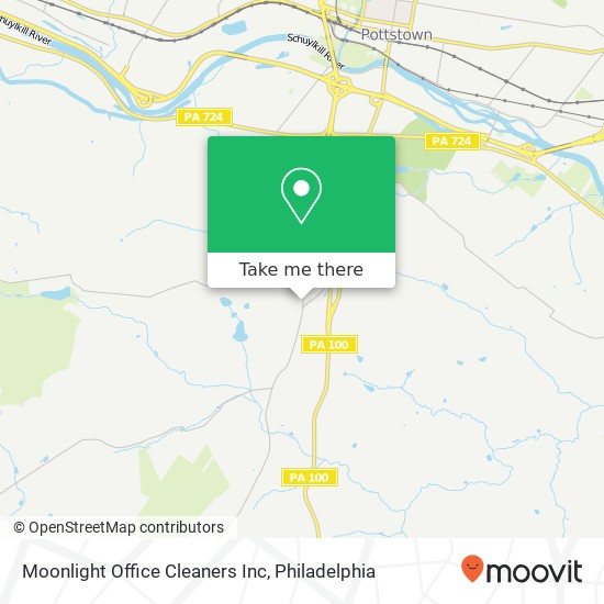 Moonlight Office Cleaners Inc map