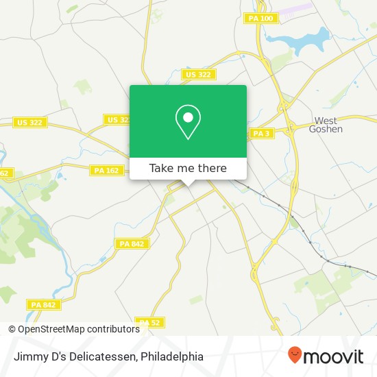 Mapa de Jimmy D's Delicatessen