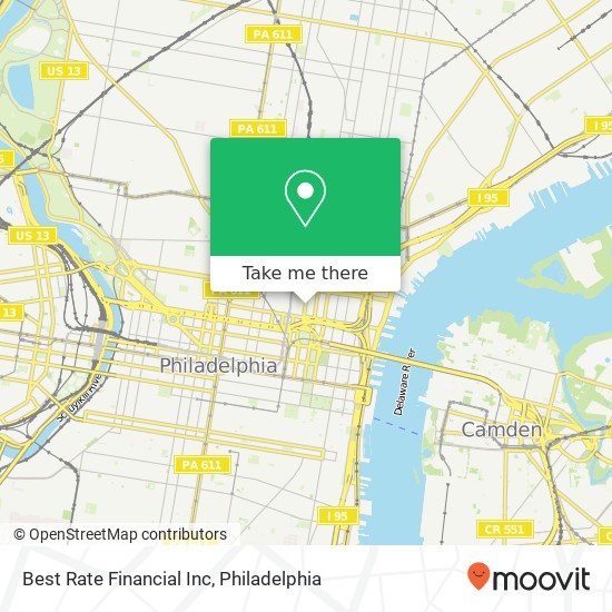 Mapa de Best Rate Financial Inc