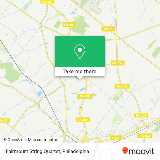 Fairmount String Quartet map