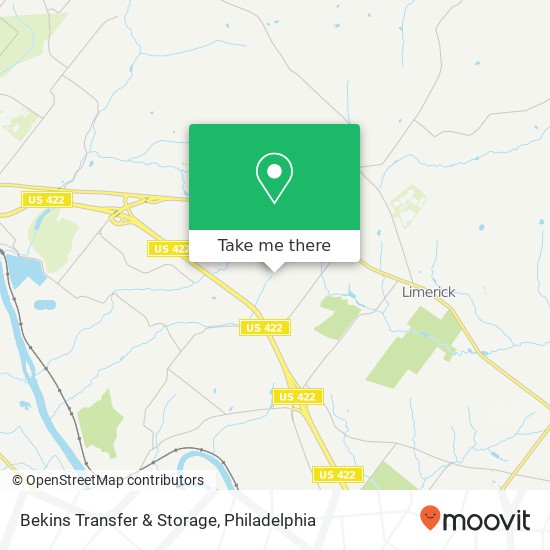 Mapa de Bekins Transfer & Storage
