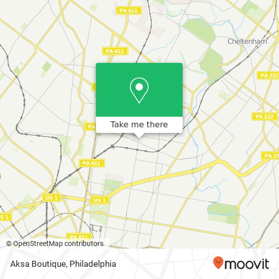 Aksa Boutique map