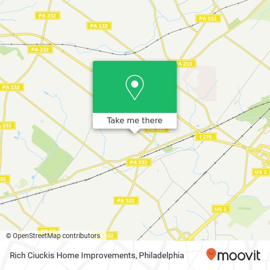 Mapa de Rich Ciuckis Home Improvements