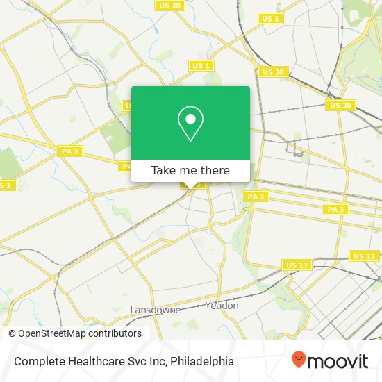 Complete Healthcare Svc Inc map