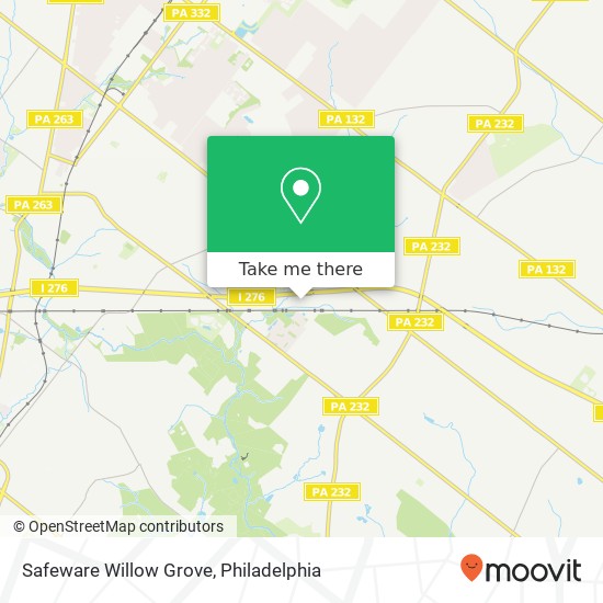 Safeware Willow Grove map