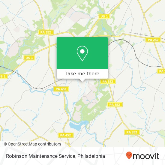 Mapa de Robinson Maintenance Service