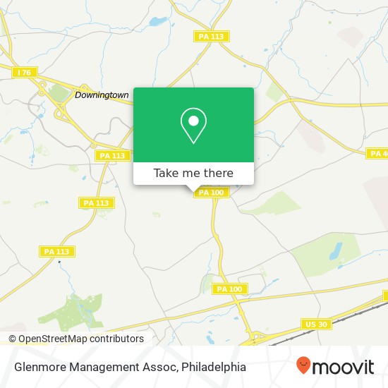 Glenmore Management Assoc map