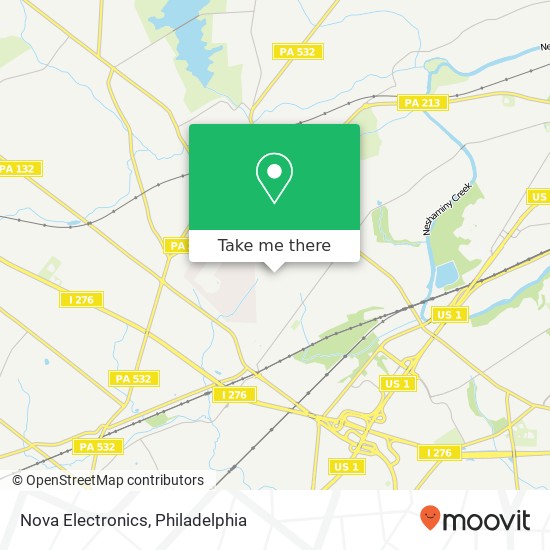 Nova Electronics map