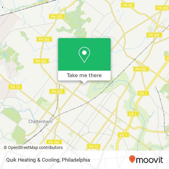 Quik Heating & Cooling map