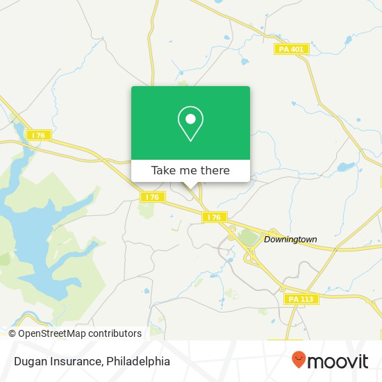 Dugan Insurance map