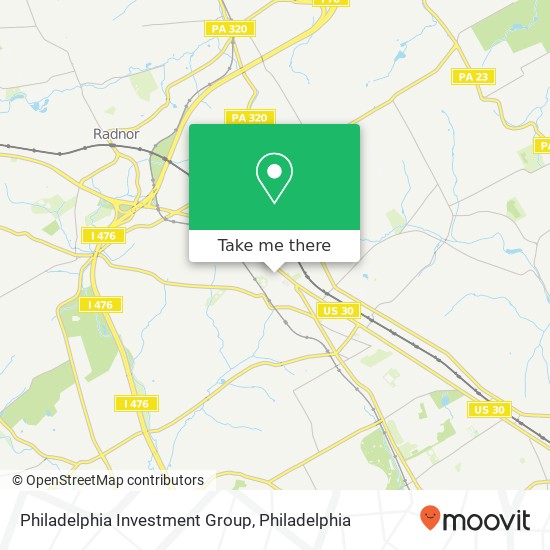 Philadelphia Investment Group map