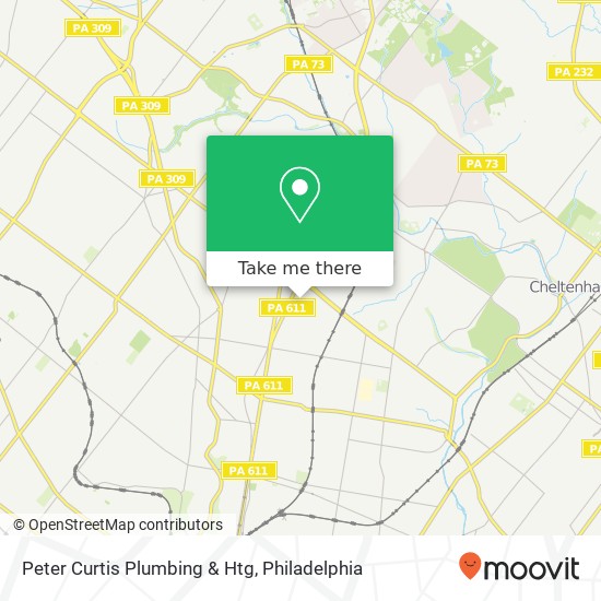 Mapa de Peter Curtis Plumbing & Htg