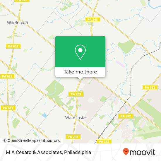 M A Cesaro & Associates map